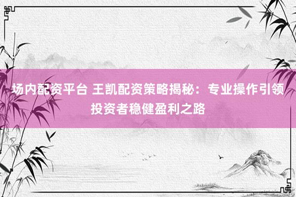 场内配资平台 王凯配资策略揭秘：专业操作引领投资者稳健盈利之路