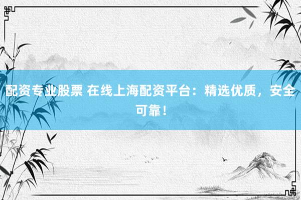 配资专业股票 在线上海配资平台：精选优质，安全可靠！