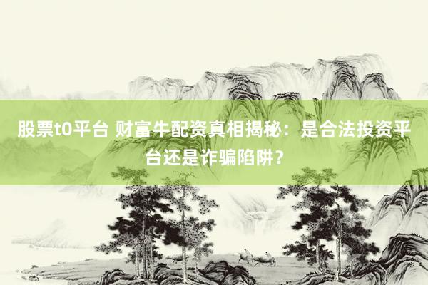 股票t0平台 财富牛配资真相揭秘：是合法投资平台还是诈骗陷阱？